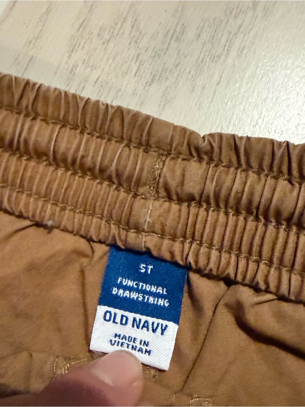 Old Navy Shorts Boys 5T Khaki Green Gray Pull On Drawstring 3pc Bundle - Picture 4 of 14